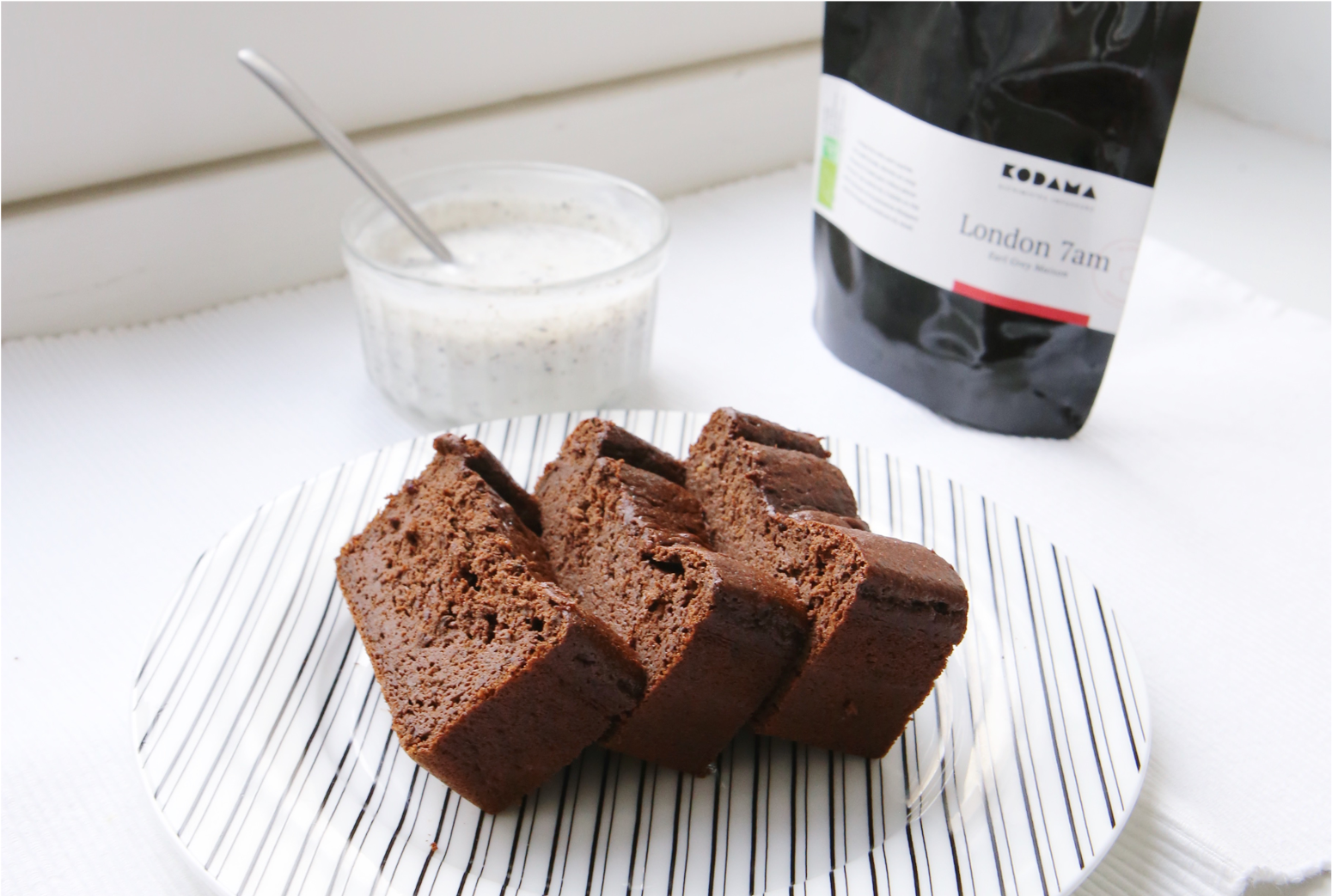 Recette : gâteau au chocolat et au thé maison