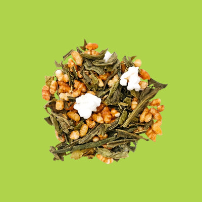 Genmaïcha - Thé vert au riz grillé et soufflé