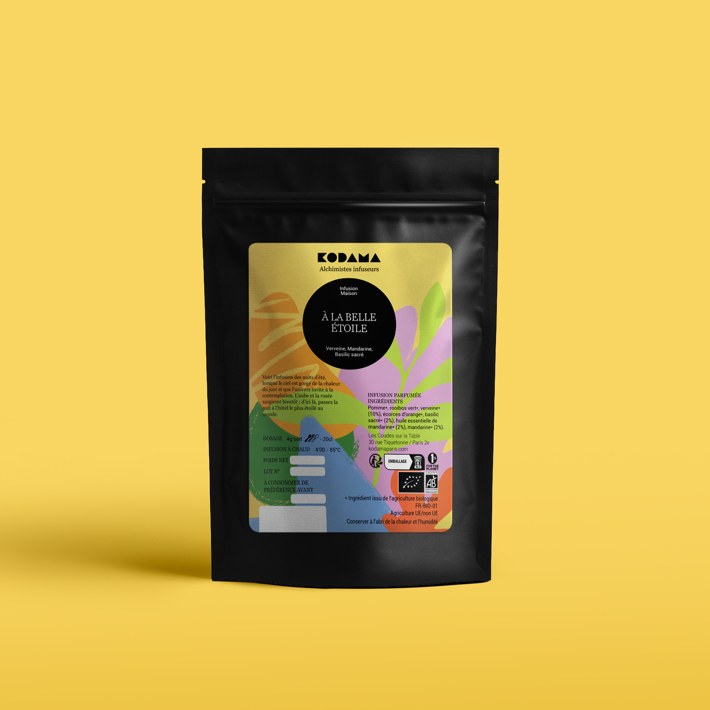 À La Belle Étoile - Verveine, Mandarine, Basilic sacré