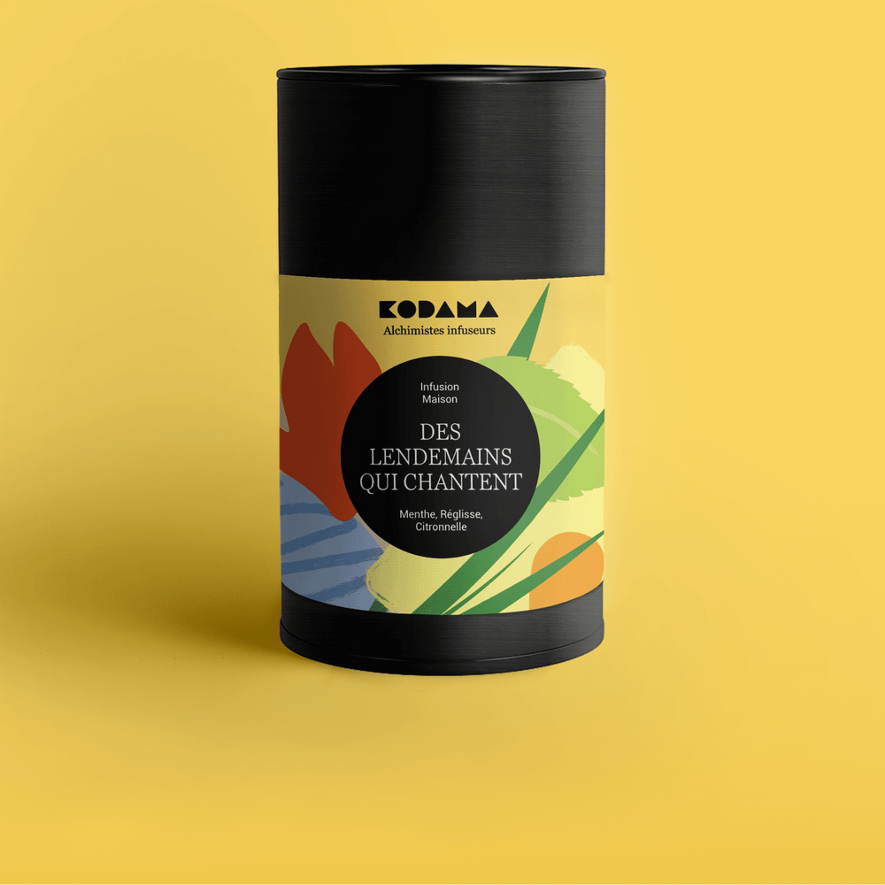 Infusion bio, Menthe, Réglisse, Citronnelle – Des Lendemains qui Chantent Bio – Kodama Paris