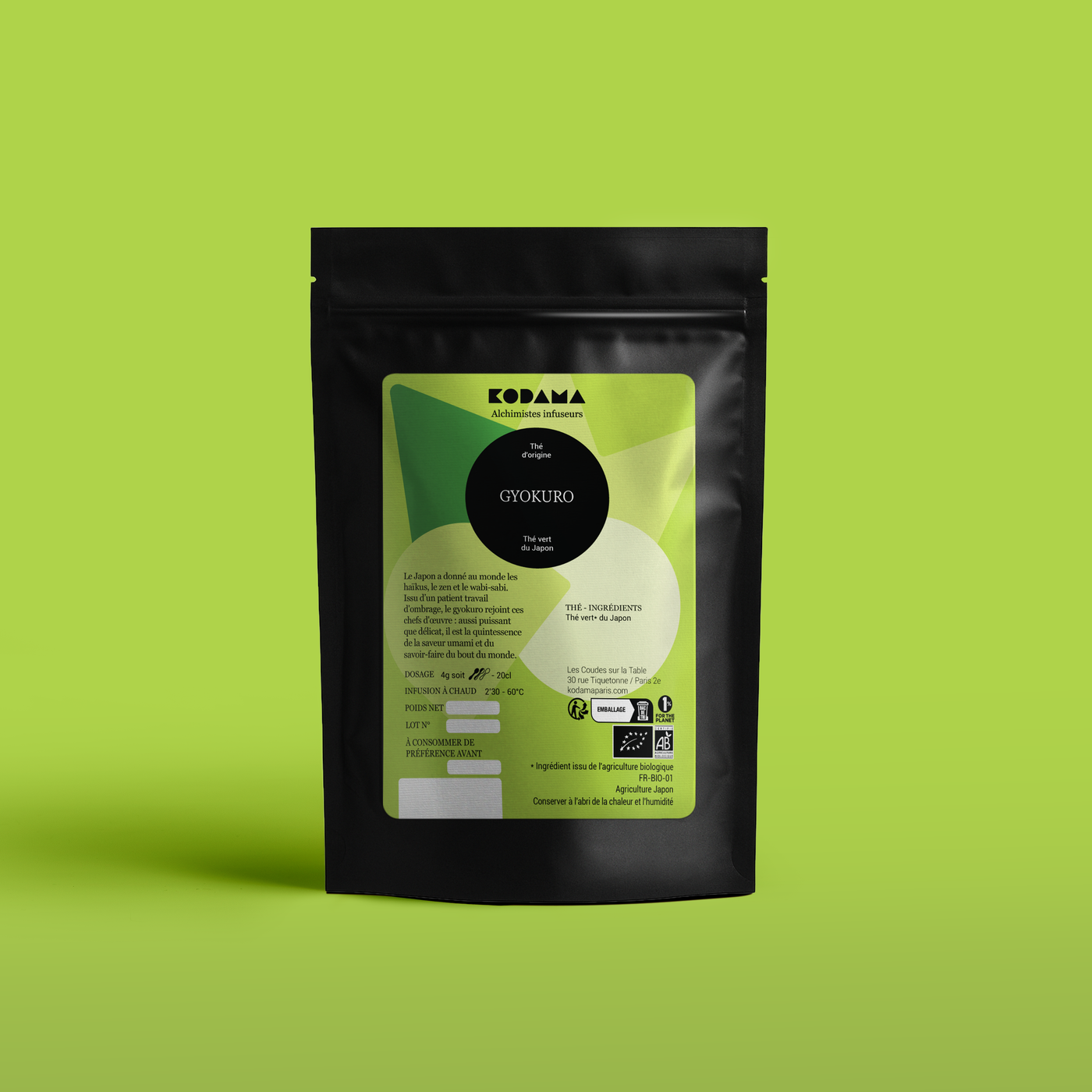 Gyokuro Bio - Cueillette d'Exception