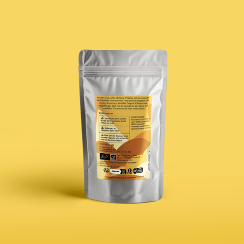 Infusion bio bio, Curcuma, Épices dorées – Épices Alchimiques Bio pour Golden Latte – Kodama Paris