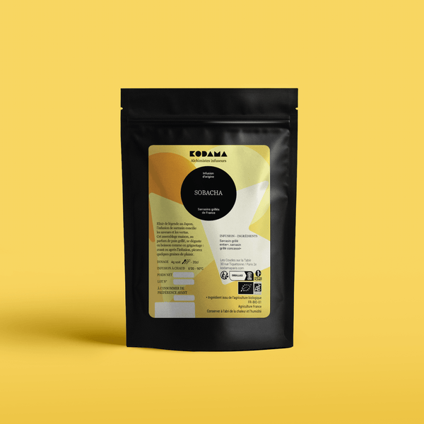 Infusion bio, Sarrasin grillé et concassé – Japon – Sobacha Bio – Kodama Paris