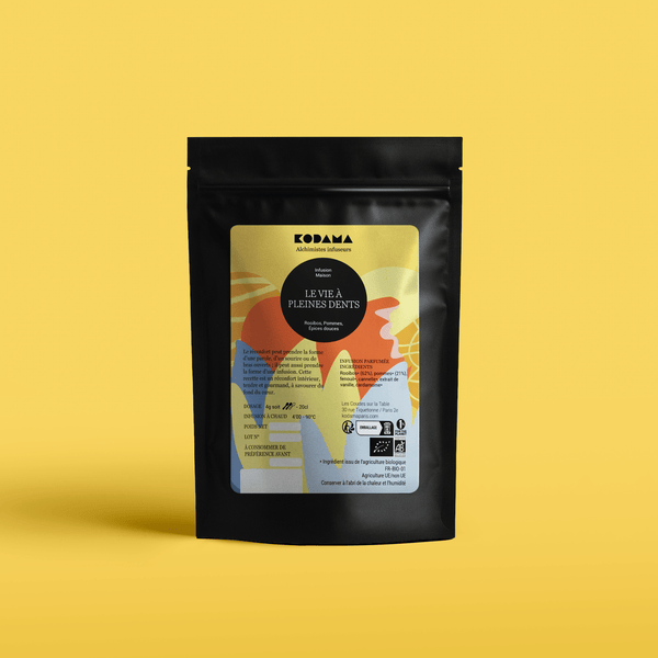Rooibos bio, Pommes, Épices douces, Cannelle – La Vie à Pleines Dents Bio – Kodama Paris
