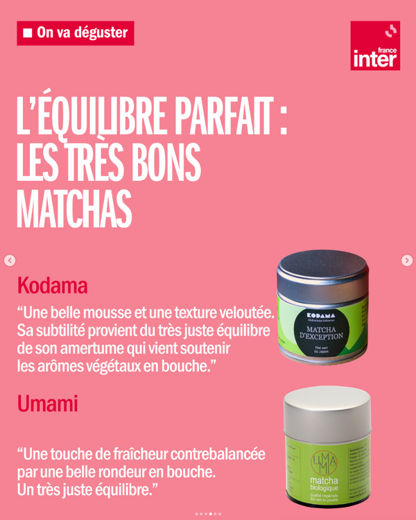 Matcha bio bio d'exception – Poudre thé vert japonais – Matcha Bio d'exception – Kodama Paris