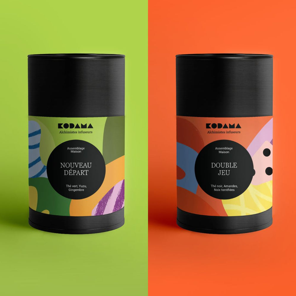 Coffret Duo Thés – Coffret – Nouveau Départ & Double Jeu – Kodama Paris