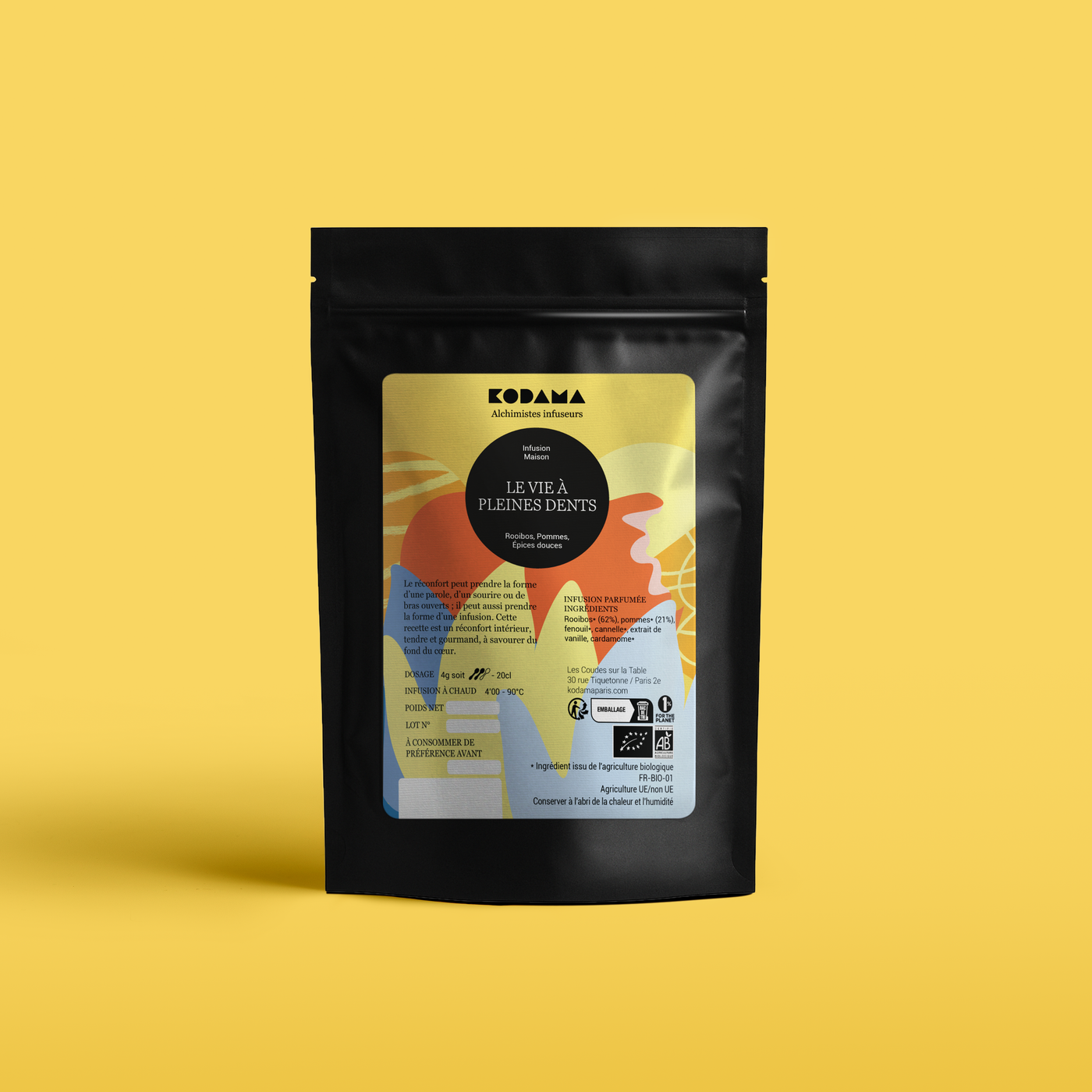 La Vie à Pleines Dents Bio - Rooibos, Pommes, Épices douces