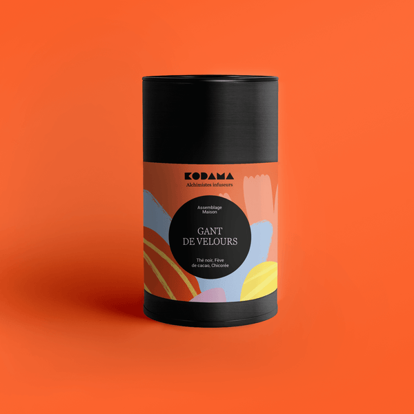 Gant de Velours Bio – Thé noir, Fèves de Cacao, Chicorée – Kodama Paris - Boite 