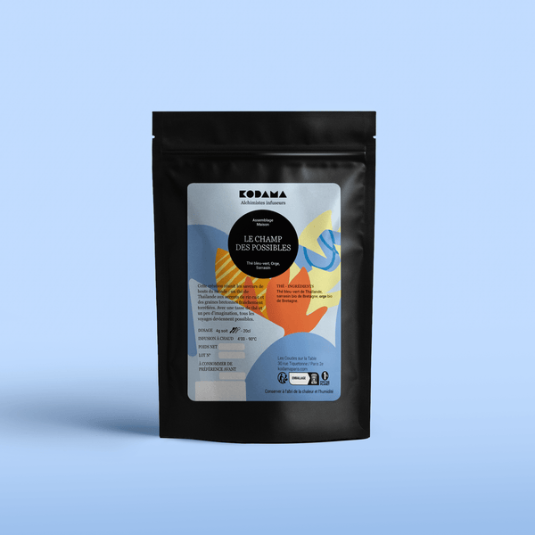 Le Champ des Possibles – Oolong – Thé bleu-vert, Orge, Sarrasin – Kodama Paris - Pochette