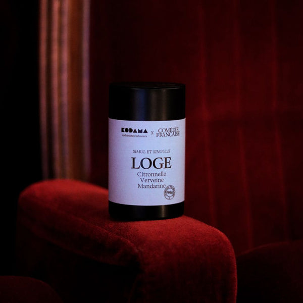 loge bio comédie francaise kodama infusion citronnelle verveine mandarine ambiance fauteuil