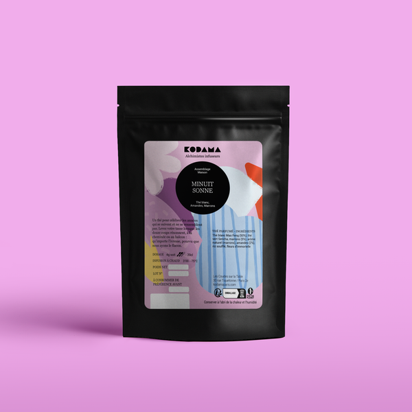 Minuit Sonne – Thé blanc, Amandes, Marrons – Kodama Paris - Pochette