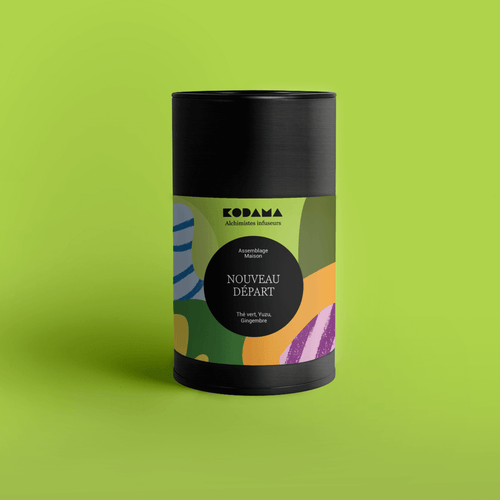 Nouveau Départ – Thé vert, Yuzu, Gingembre – Kodama Paris - Boite