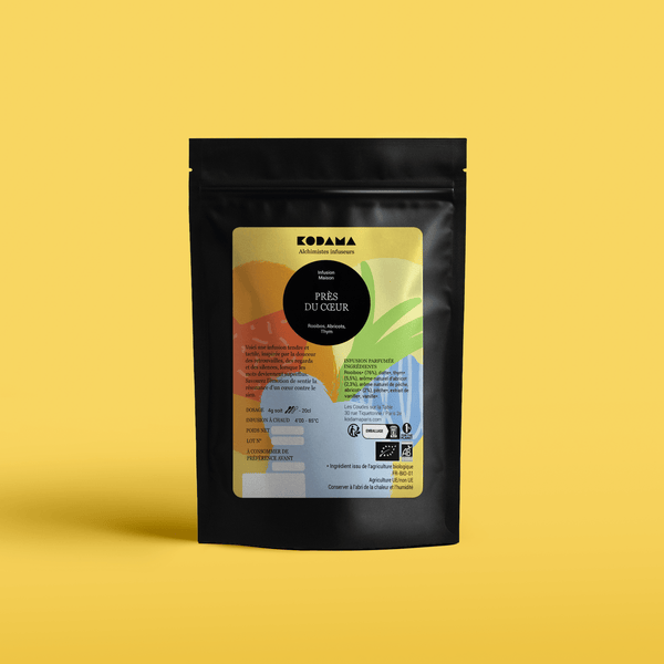 Près du Cœur Bio – Rooibos, Abricots, Thym – Kodama Paris - Pochette