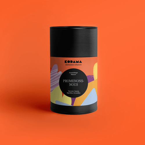 Promenons nous Bio – Thé noir, Cassis, Myrtilles, Groseilles – Kodama Paris - Boite 