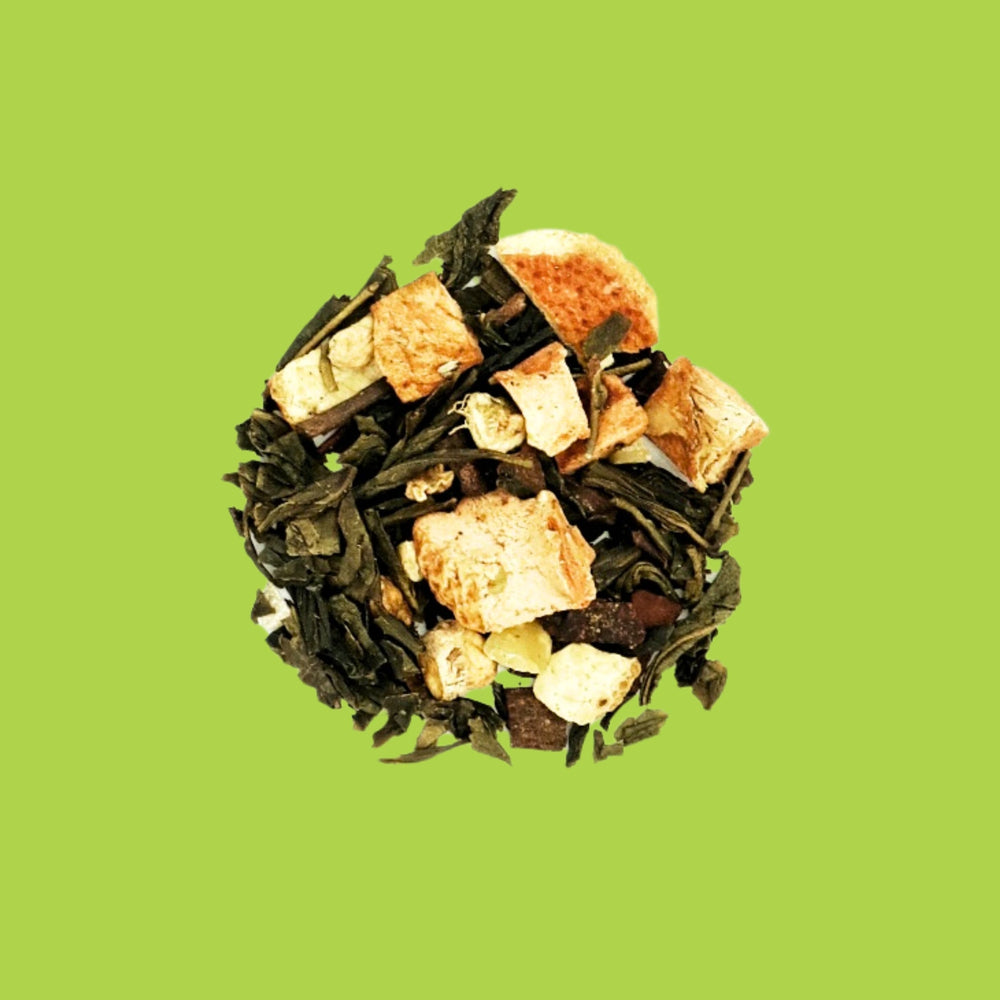 Roi des Forêts – Thé vert, Noisettes, Épices de Noël – Kodama Paris - Ambiance foret