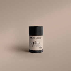 scène bio comédie francaise kodama thé noir fumé, thé vert au jasmin écorces d'orange boîte vrac