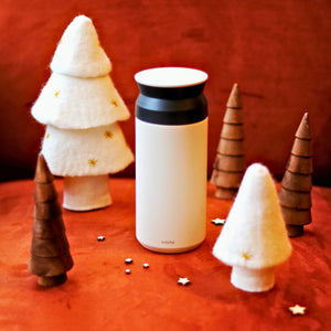Thermos nomade 350ml KINTO – Accessoire à thé – Kodama Paris - Ambiance foret