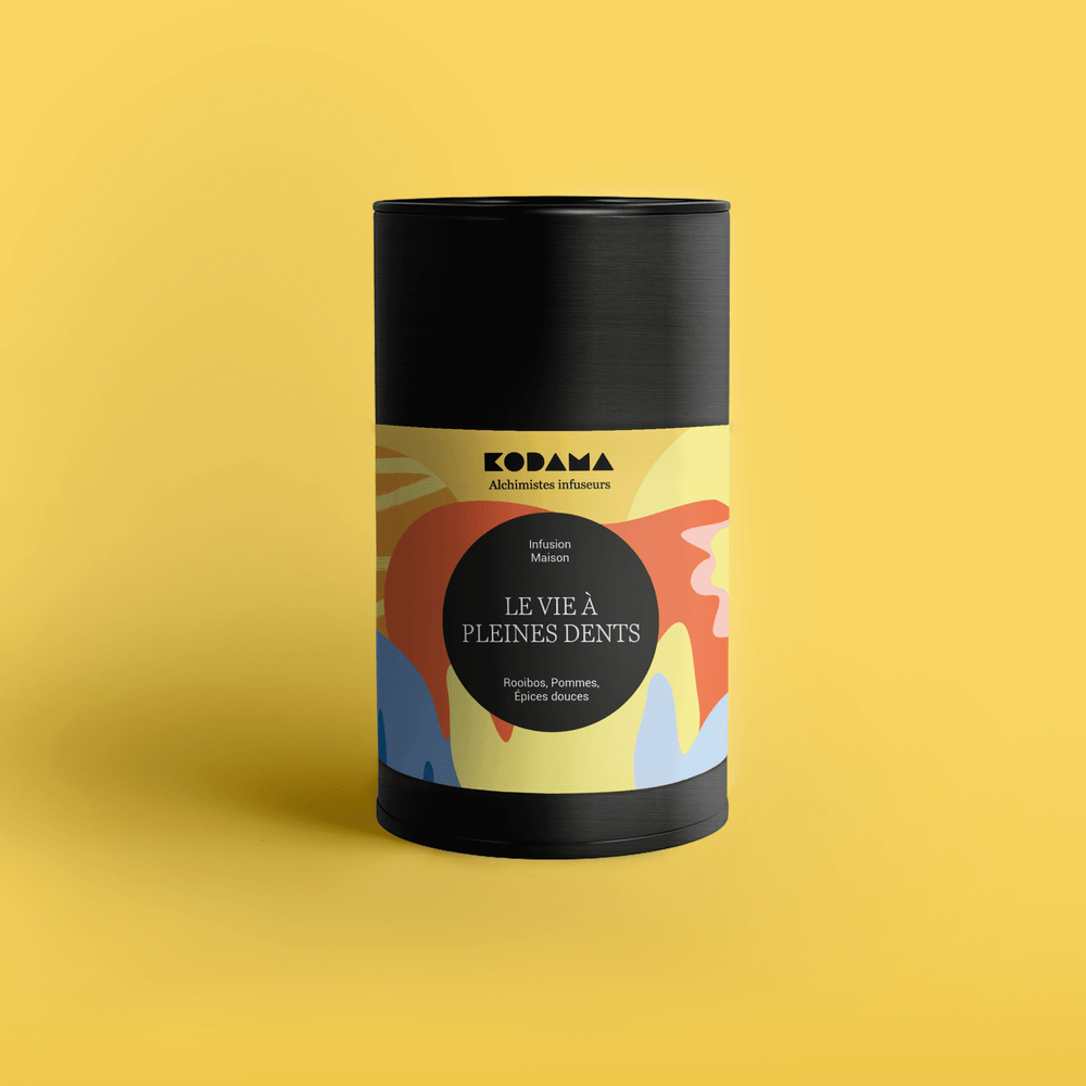 Rooibos bio, Pommes, Épices douces, Cannelle – La Vie à Pleines Dents Bio – Kodama Paris