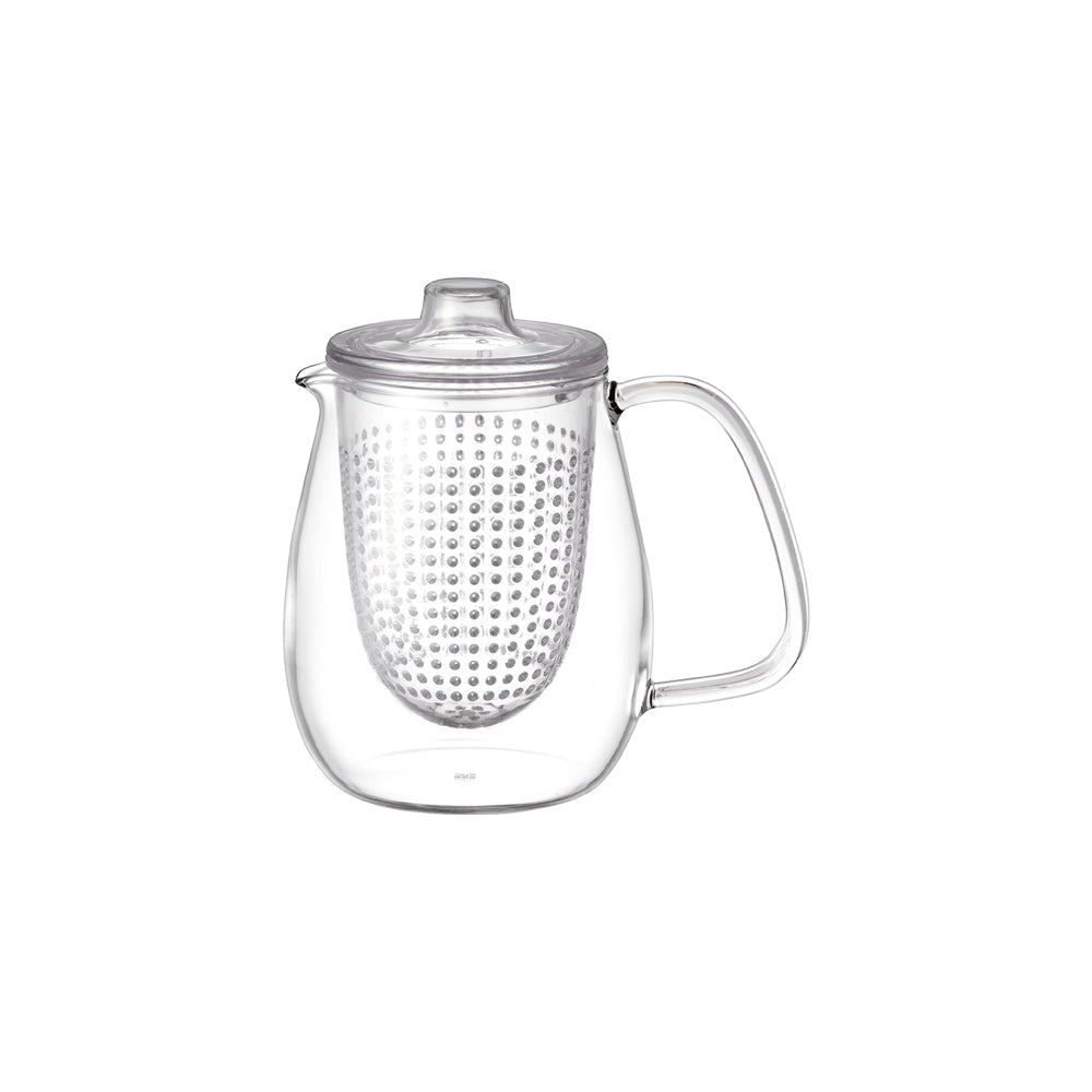 Théière L en verre/plastique 720ml KINTO – Accessoire à thé – Kodama Paris - Theieres sur fond blanc