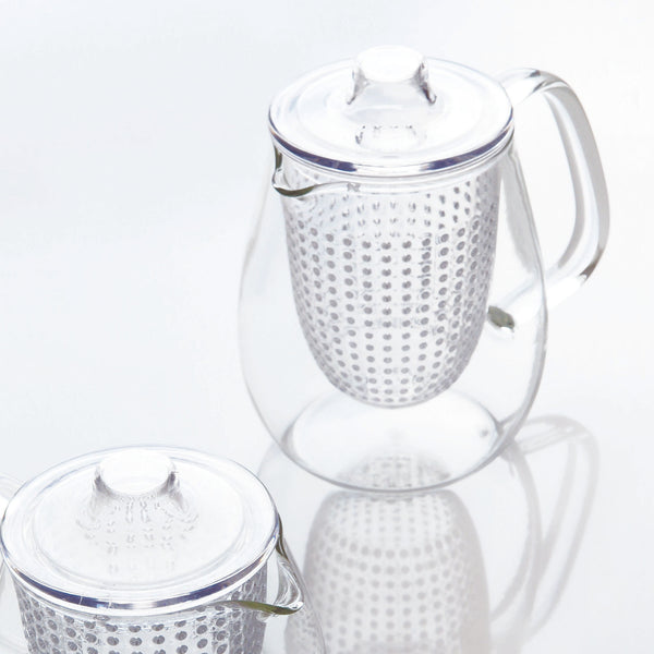 Théière L en verre/plastique 720ml KINTO – Accessoire à thé – Kodama Paris - Theieres sur fond blanc