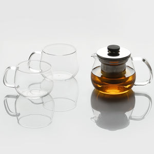 Théière M verre/inox 500ml KINTO – Accessoire à thé – Kodama Paris - 3 theieres 