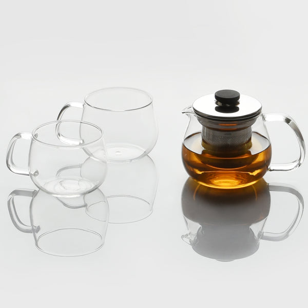 Théière M verre/inox 500ml KINTO – Accessoire à thé – Kodama Paris - 3 theieres 